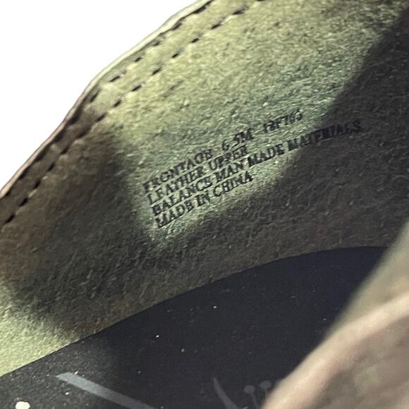 OTBT Frontage Moto Ankle Boot 6.5 Black Leather Edgy Stud Embellished Grunge - Picture 7 of 7